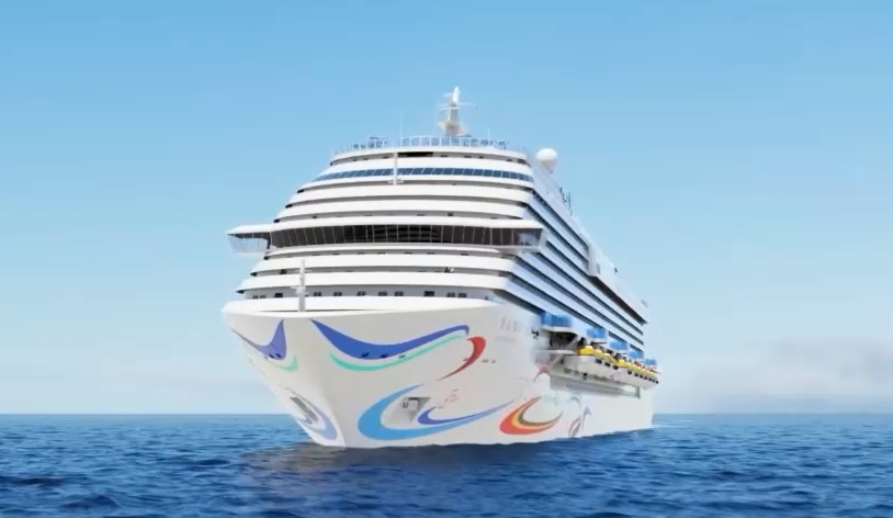 Large Cruise Ship has been Launched